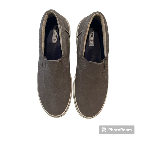 Sperry mens slip on canvas sneaker - Picture 4 of 5